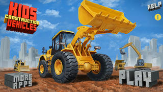 Kids Vehicles Construction  excavator bulldozer loader amp more