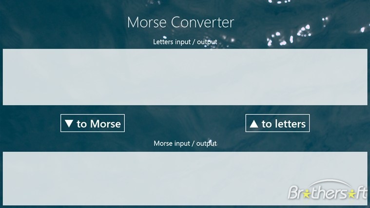 Morse Converter for Windows 8 