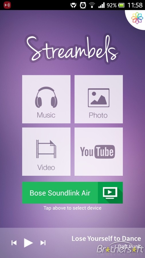 Streambels AirPlayDLNA Player for Android 